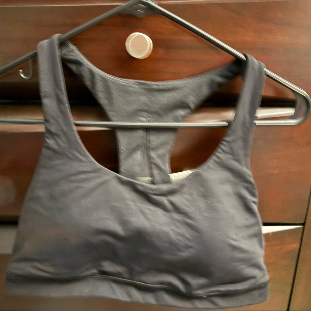 lululemon athletica Charcoal Sports Bra